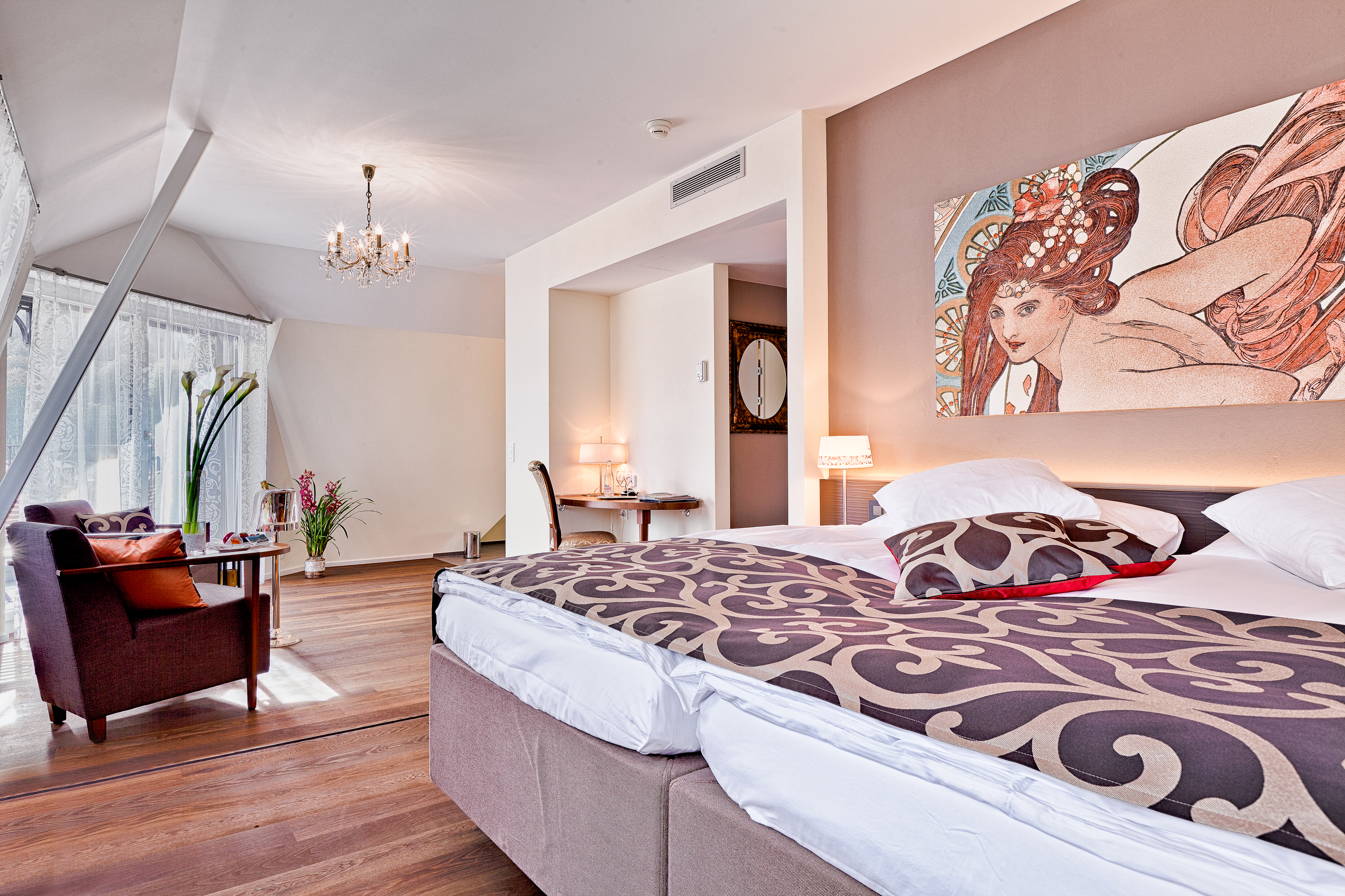 Wellnesshotel: Boutique Zimmer im Stammhaus - Belvédère Strandhotel - Zimmer | Suiten