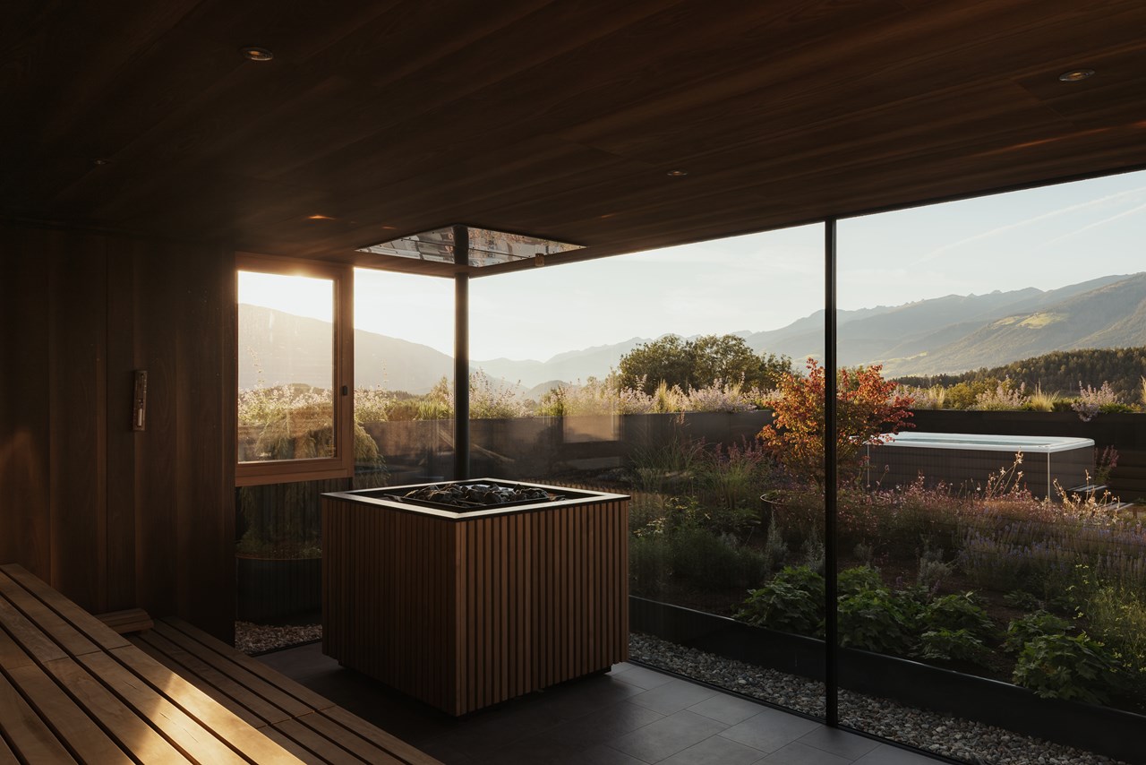 Hotel B&B Feldmessner Saunen und Bäder im Detail Finnische Sauna