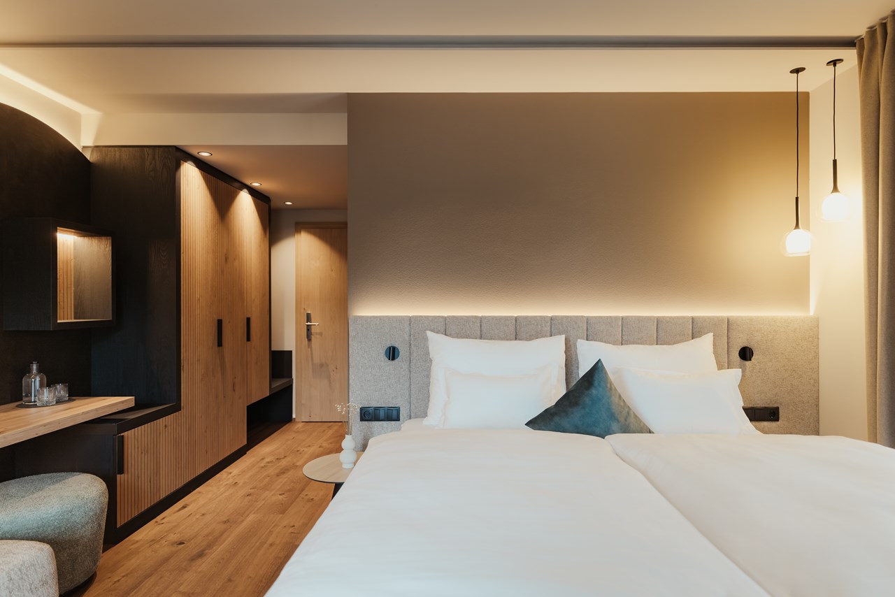 Hotel B&B Feldmessner Zimmerkategorien Eiche | 30 m² | 2 bis 3 Personen