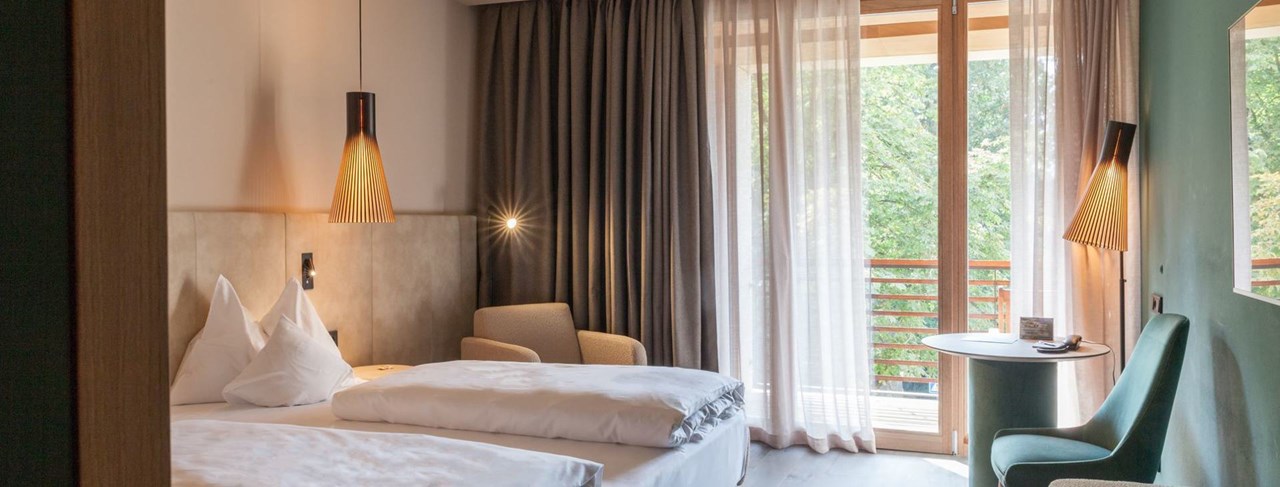 Hotel Therme Meran Zimmerkategorien Doppelzimmer Loggia