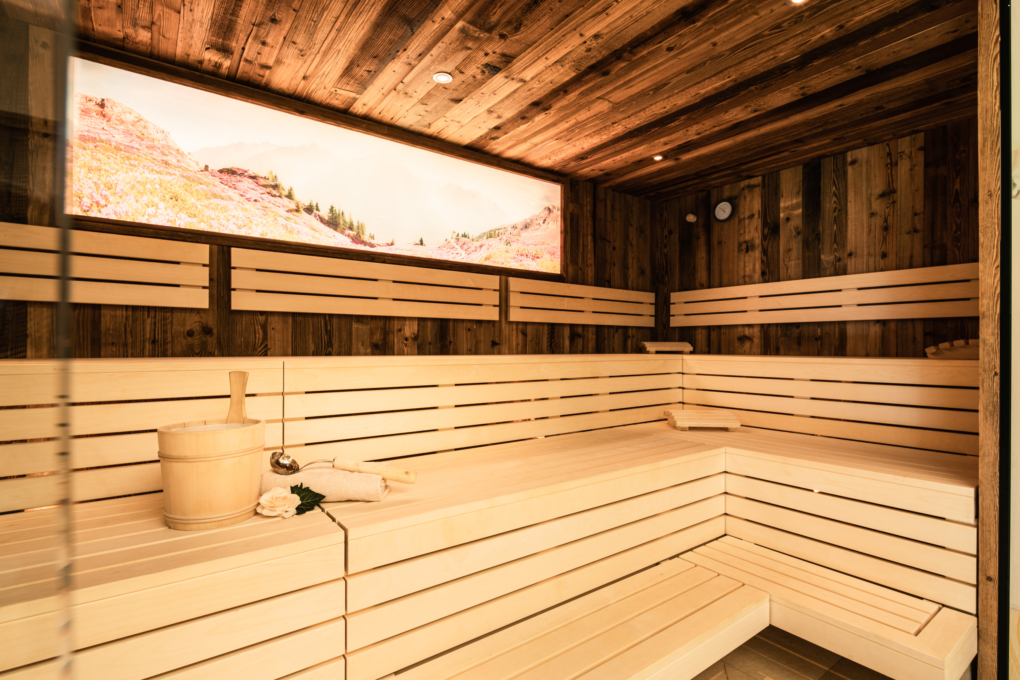 Hotel Hubertus Saunen und Bäder im Detail Finnische Sauna