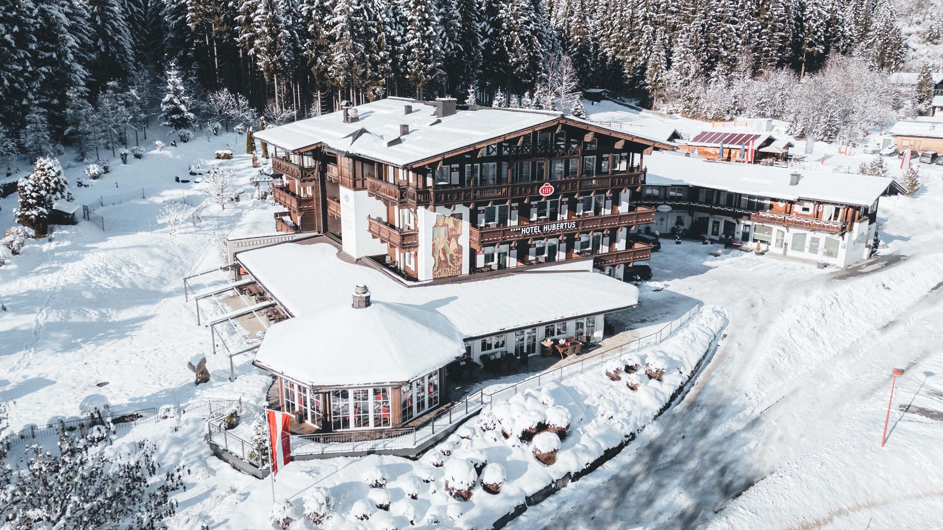 Wellnesshotel: Hotel Hubertus im Winter - Hotel Hubertus