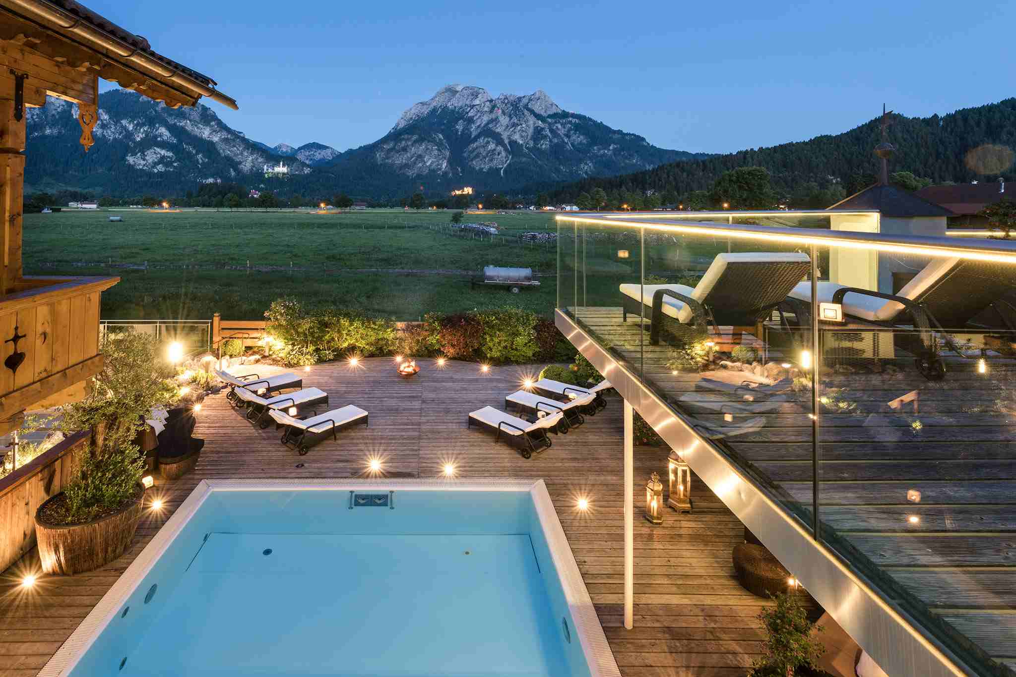 Wellnesshotel: beheizter Pool mit Bergblick - Das Rübezahl Romantic Hideaway & Boutique Spa