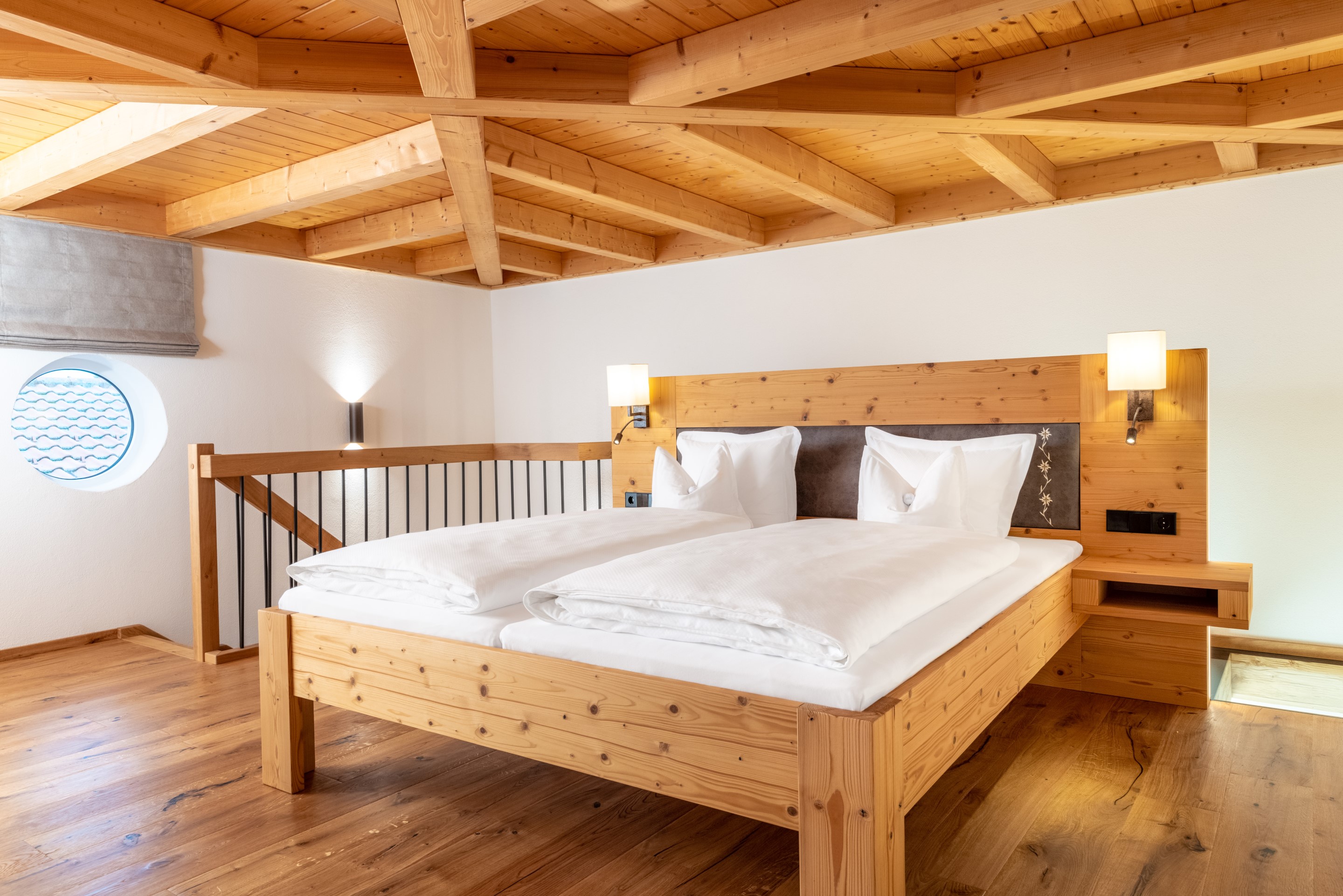 Wellnesshotel: Hanusel Hof Wellness-Suite Schlafzimmer im 2. Stock - Hanusel Hof