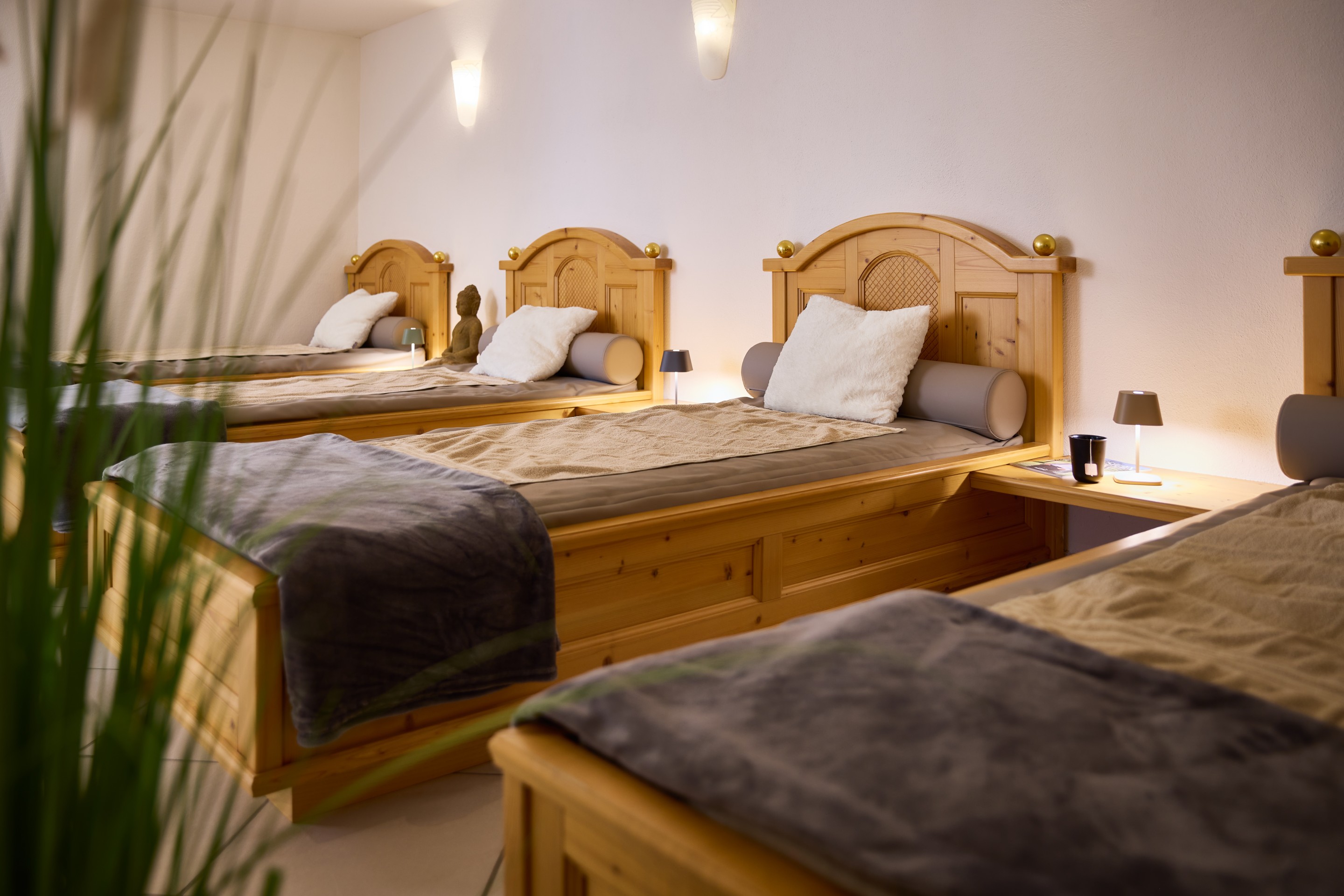 Wellnesshotel: Wasserbetten im Wellnessbereich - Hanusel Hof