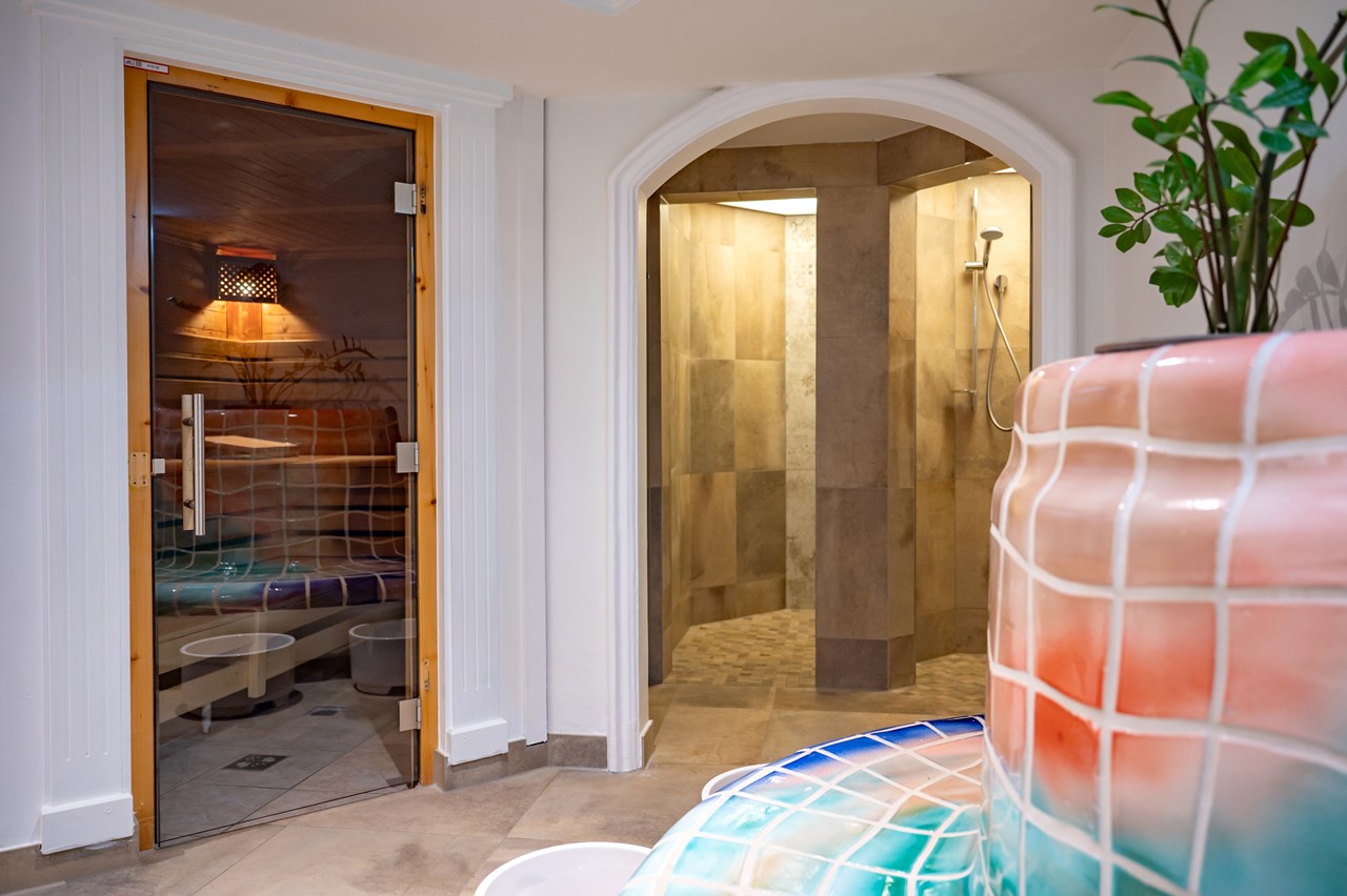 Hotel DER HECHL Saunen und Bäder im Detail Finnische Sauna