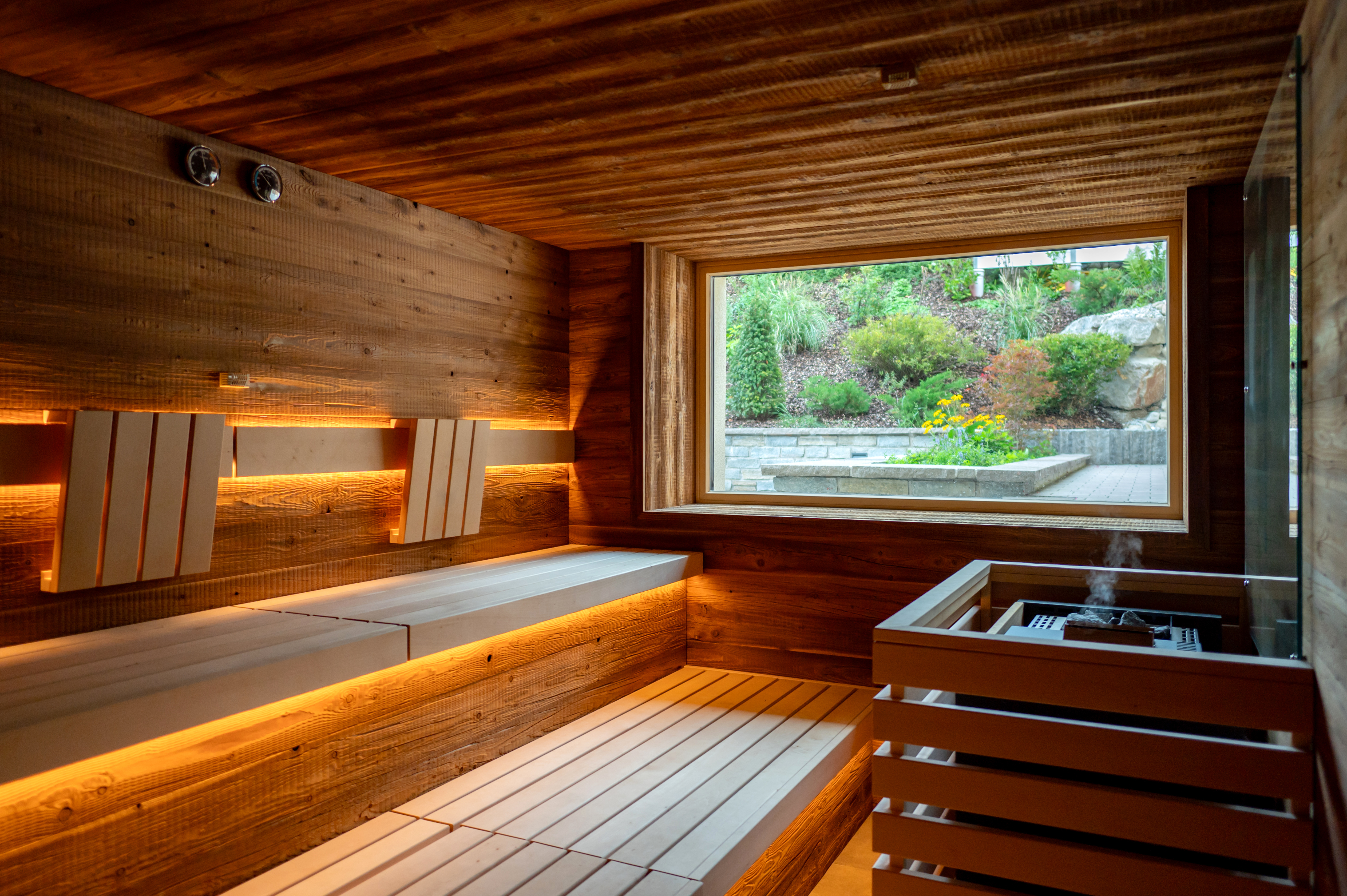 Hotel DER HECHL Saunen und Bäder im Detail Bio Sauna