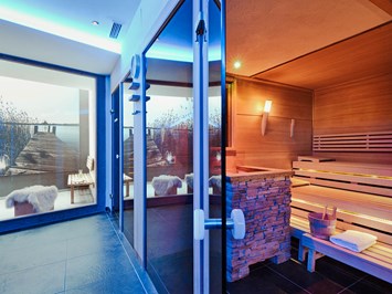 Hotel St. Georg zum See Saunen und Bäder im Detail Finnische Sauna 