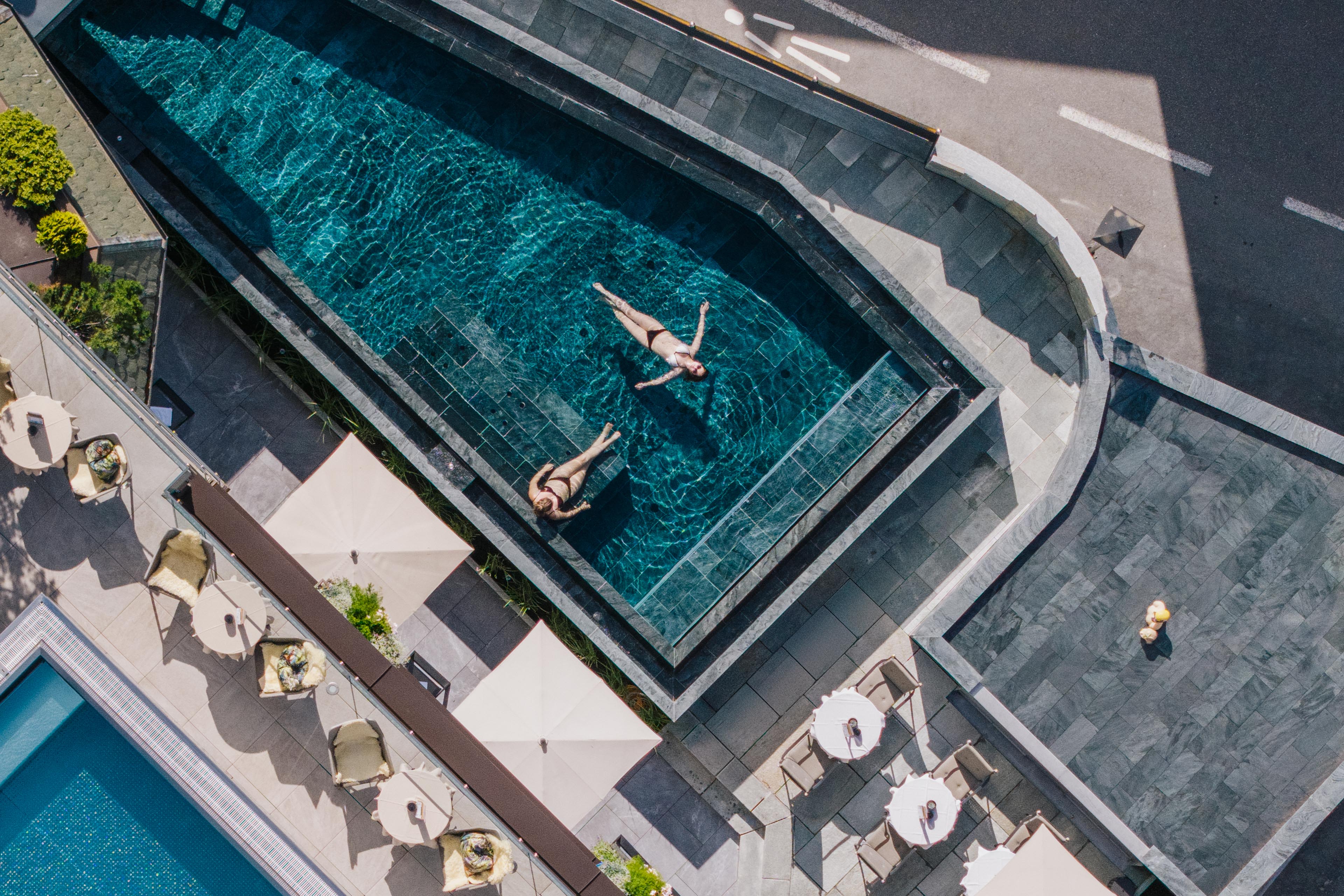 Wellnessurlaub - Tirol - ART-Aktiv-Spa von oben - Hotel TIROL