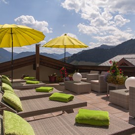 Wellnesshotel: Rooftop Relax Lounge - mein romantisches Hotel Garni Toalstock
