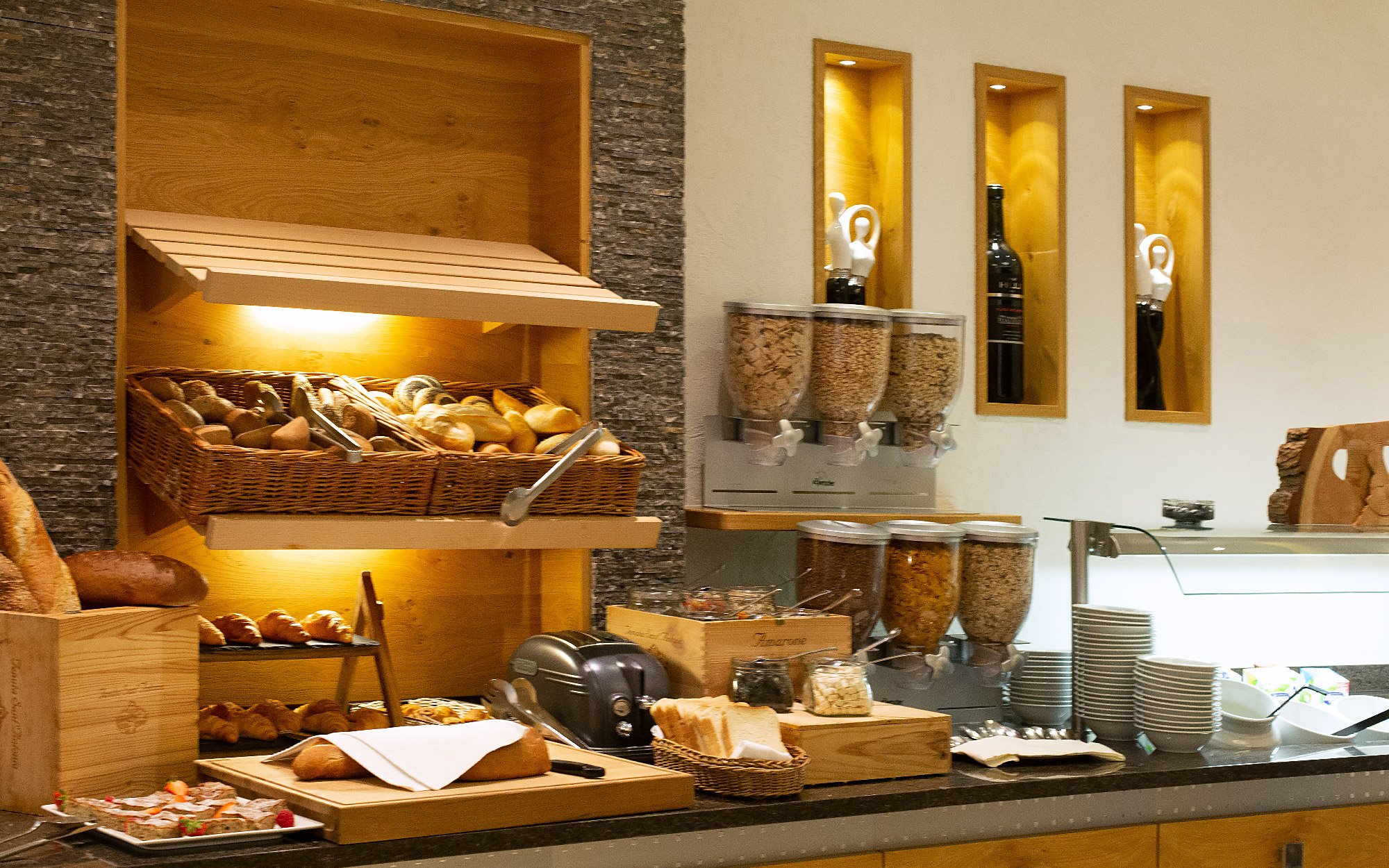 Wellnesshotel: Frühstücksbuffet - mein romantisches Hotel Garni Toalstock