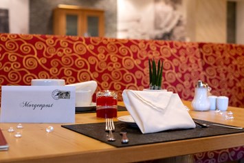 Wellnesshotel: Frühstückstisch - mein romantisches Hotel Garni Toalstock