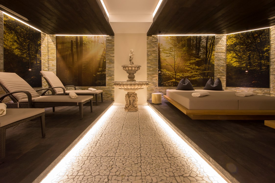 Wellnesshotel: Sauna Ruheraum "Secret Garden" - mein romantisches Hotel Garni Toalstock