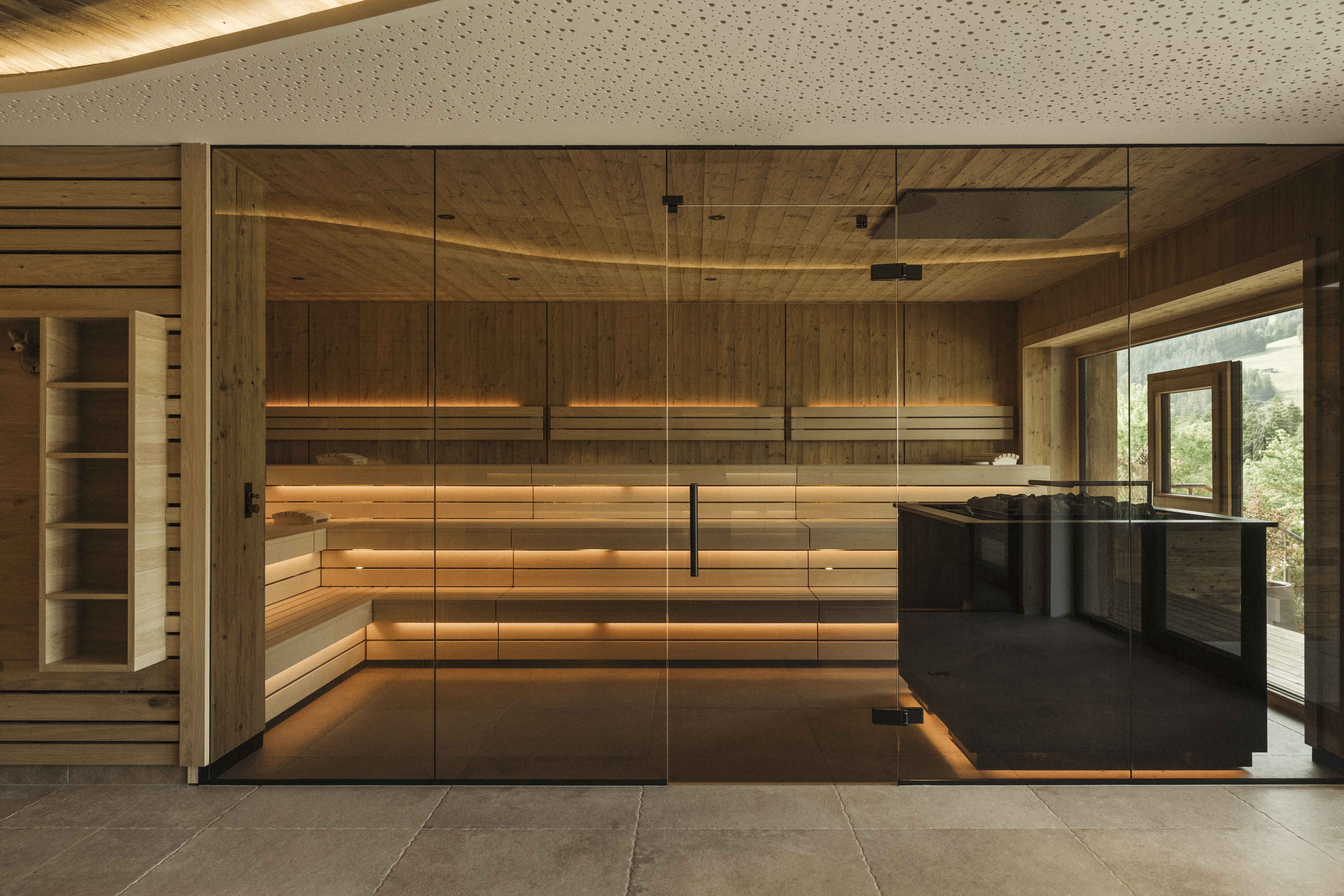 Kaiserlodge  Saunen und Bäder im Detail Panorama Sauna (Adults-only)