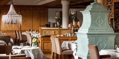 Wellnessurlaub - Umgebungsschwerpunkt: Therme - Gries im Sellrain - Hotelrestaurant - Schlosshotel Fiss