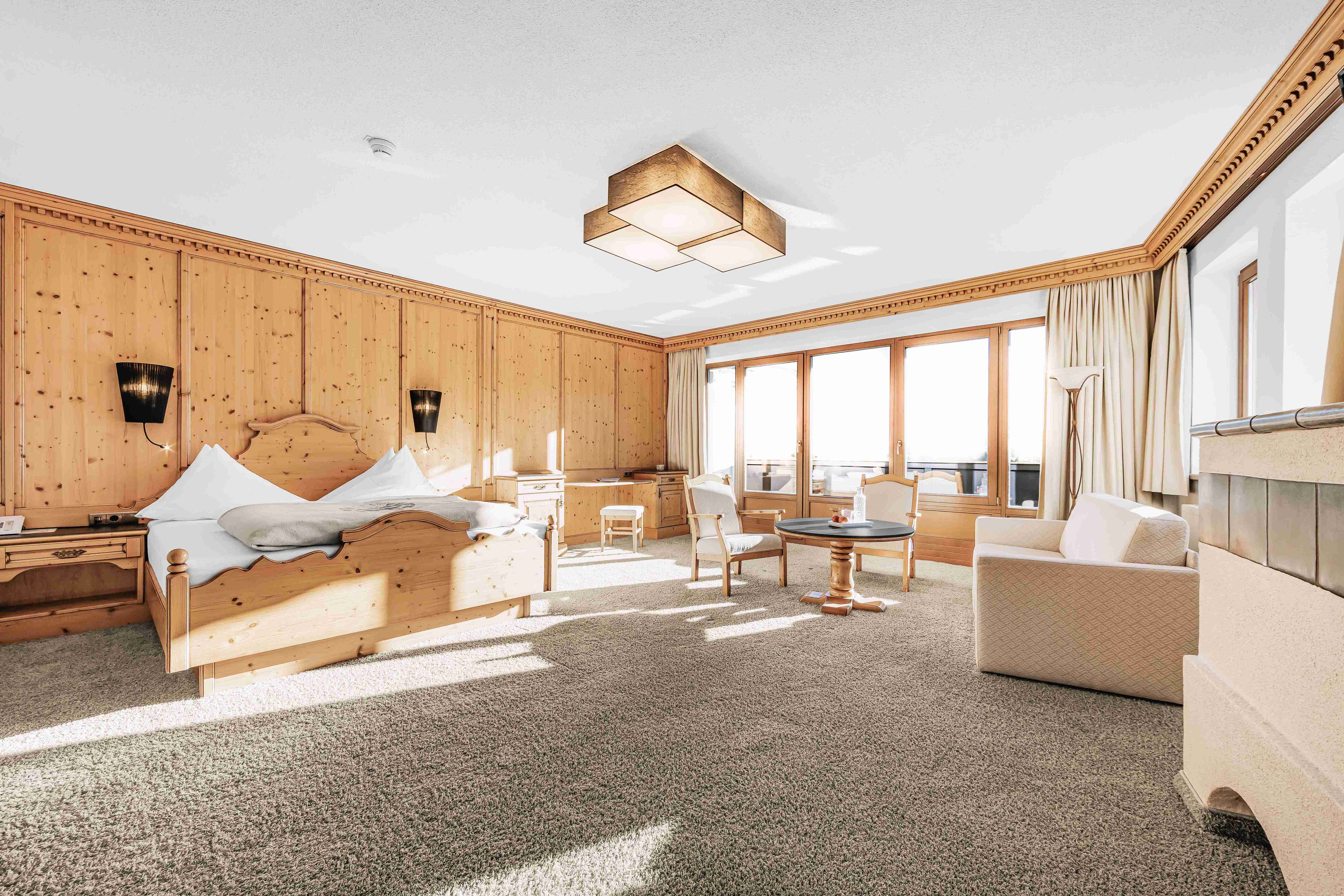 SKI | GOLF | WELLNESS Hotel Riml****S Zimmerkategorien Doppelzimmer Panorama