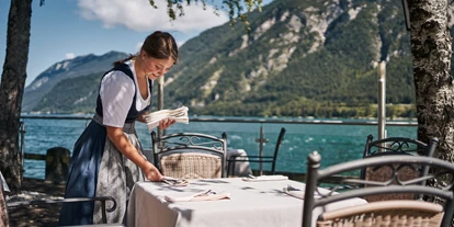 Wellnessurlaub - Klassifizierung: 4 Sterne S - Ampass - Beim Frühstück schon mit diesem Blick auf den See und herzlichem Service empfangen werden. - aja Fürstenhaus am Achensee