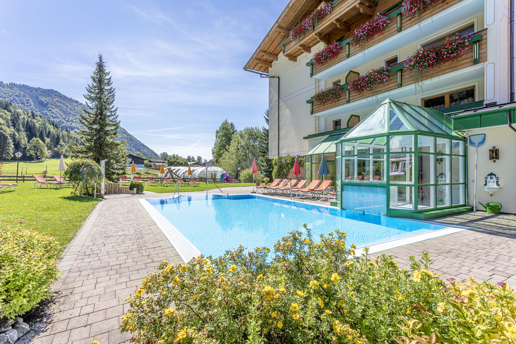 Wellnesshotel: Freibad - Unser Berghof