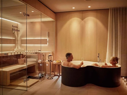 Wellnessurlaub - Preisniveau: gehoben - Boltigen - Hotel Eden Spiez Private Spa Suite Eden Spa - Hotel Eden Spiez