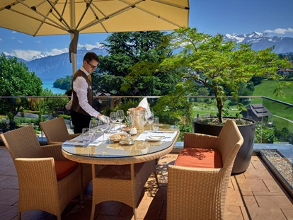 Wellnessurlaub - Preisniveau: gehoben - Boltigen - Hotel Eden Spiez Seeterrasse - Hotel Eden Spiez