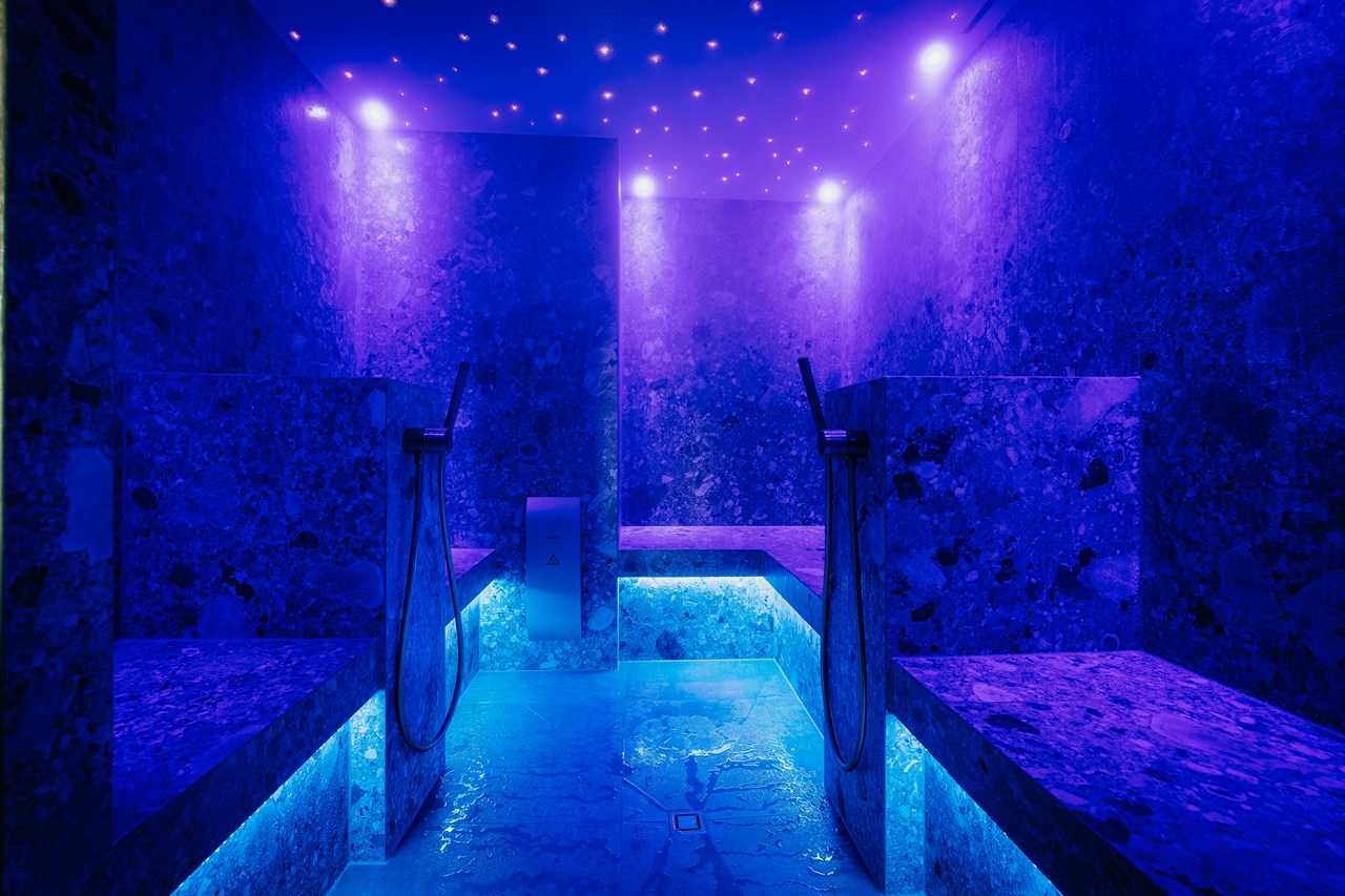 BEATUS Wellness- & Spa-Hotel Saunen und Bäder im Detail Alpes Dampfbad