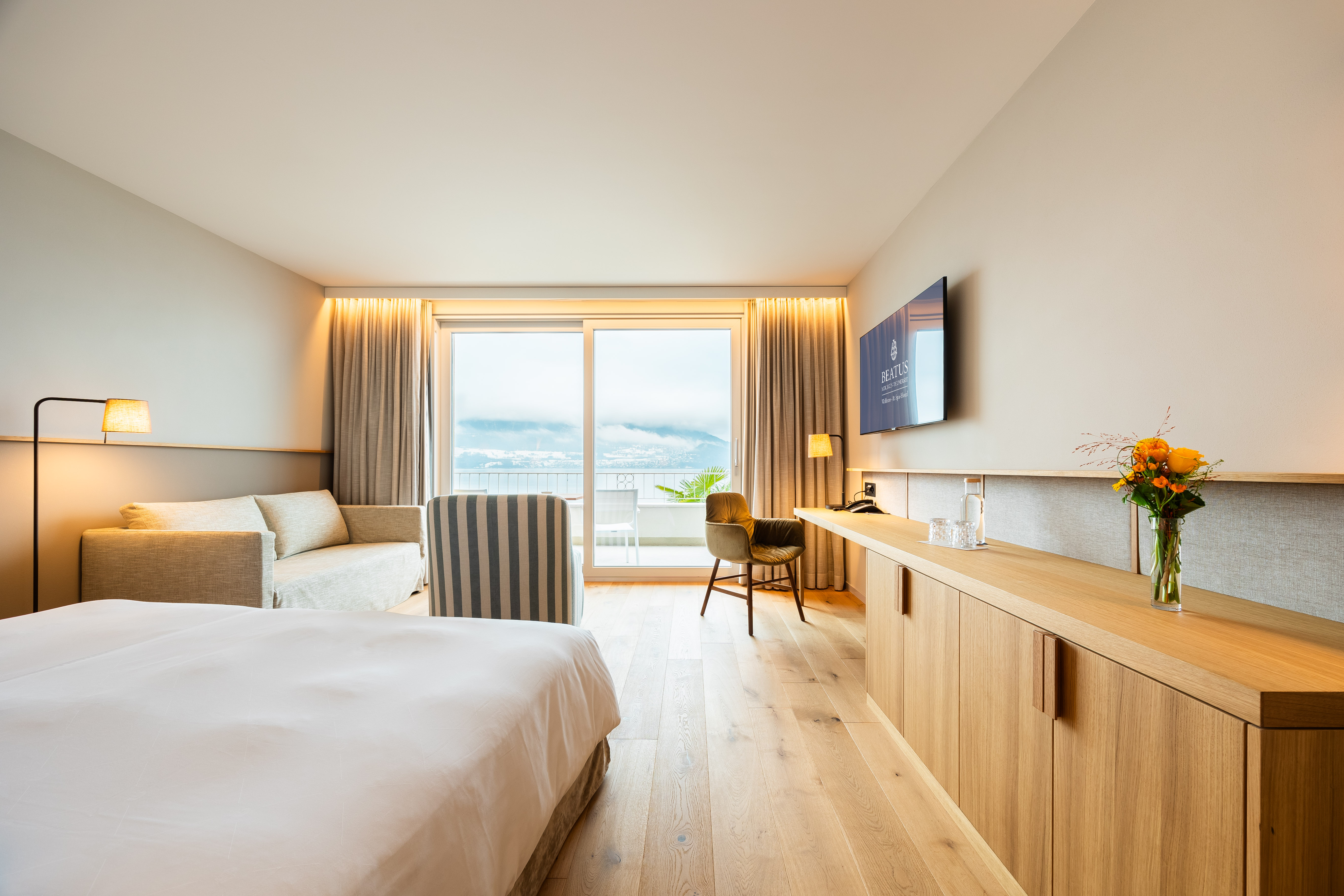 BEATUS Wellness- & Spa-Hotel Zimmerkategorien Jungfrau Deluxe-Zimmer