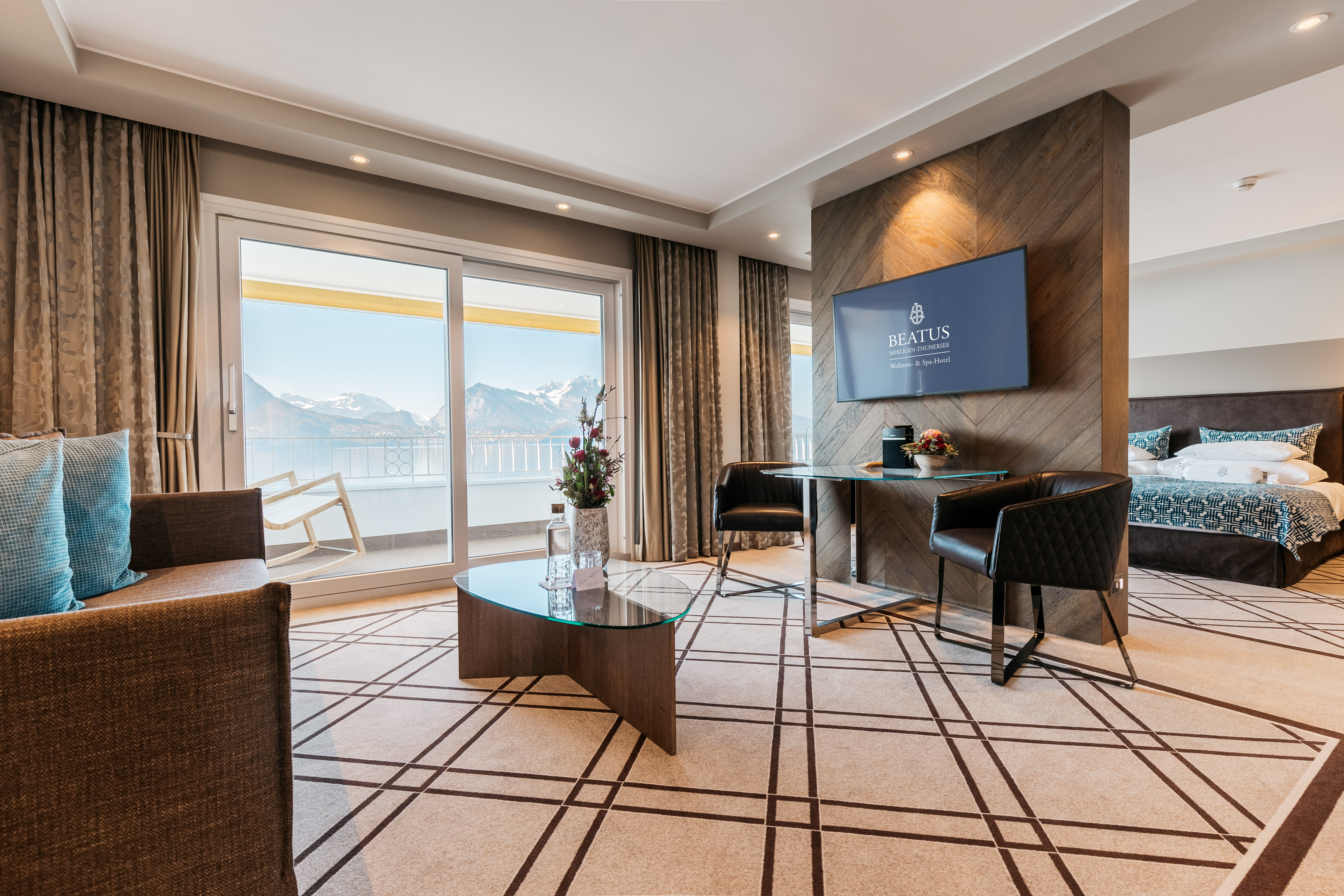 BEATUS Wellness- & Spa-Hotel Zimmerkategorien Eiger Junior-Suite