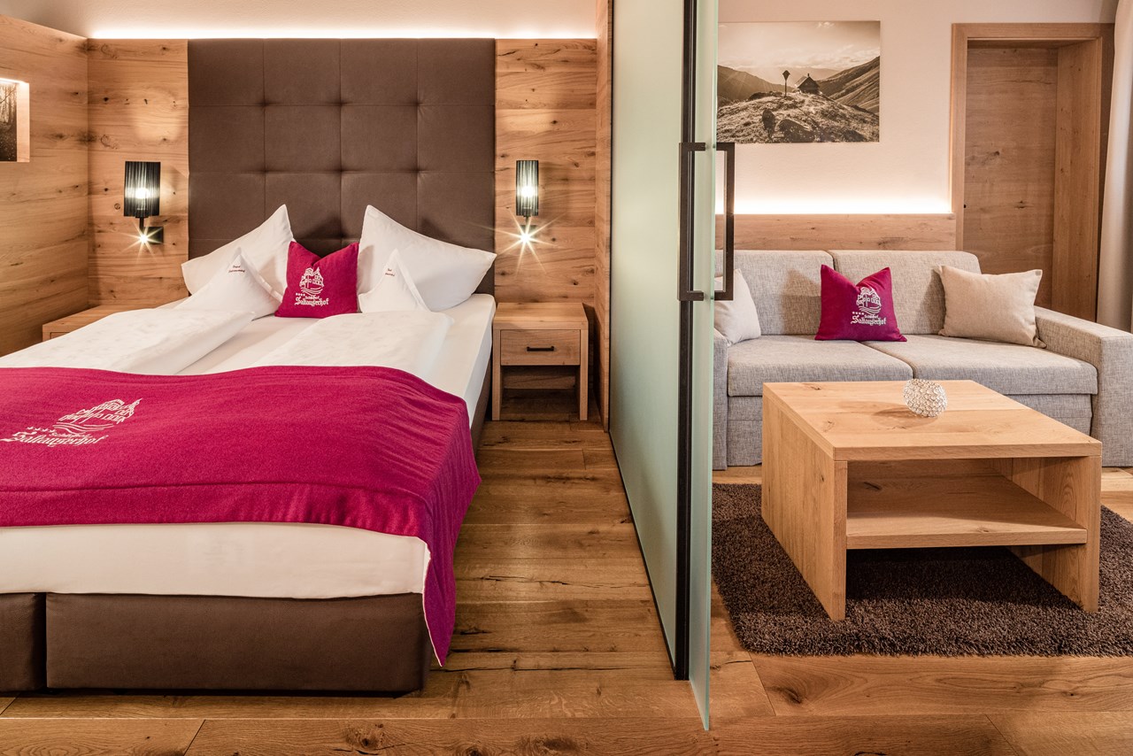 Hotel Saltauserhof Zimmerkategorien Typ 11 - Family Suite mit Balkon - Residence