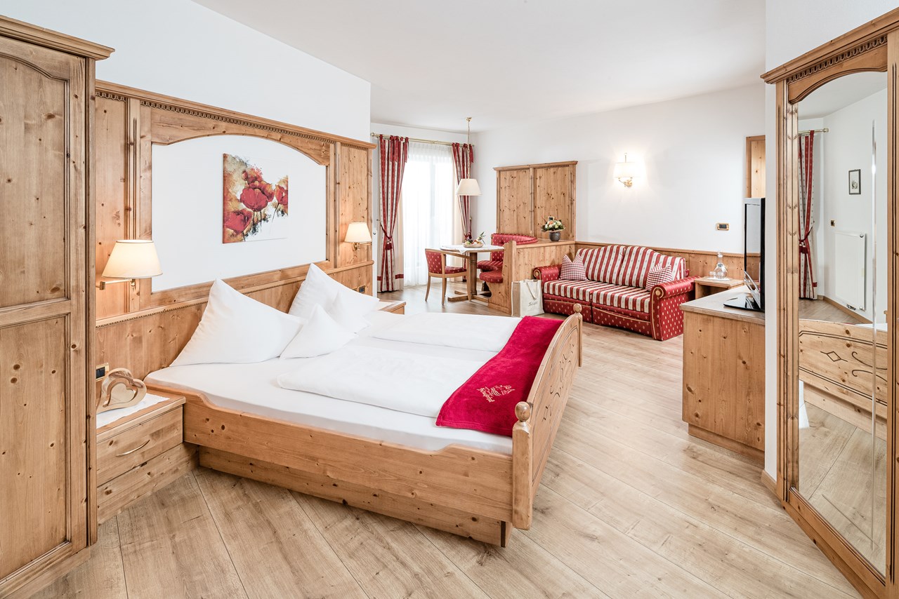 Hotel Saltauserhof Zimmerkategorien Typ 7 - Komfortzimmer „Edelweiss” mit Balkon - Residence