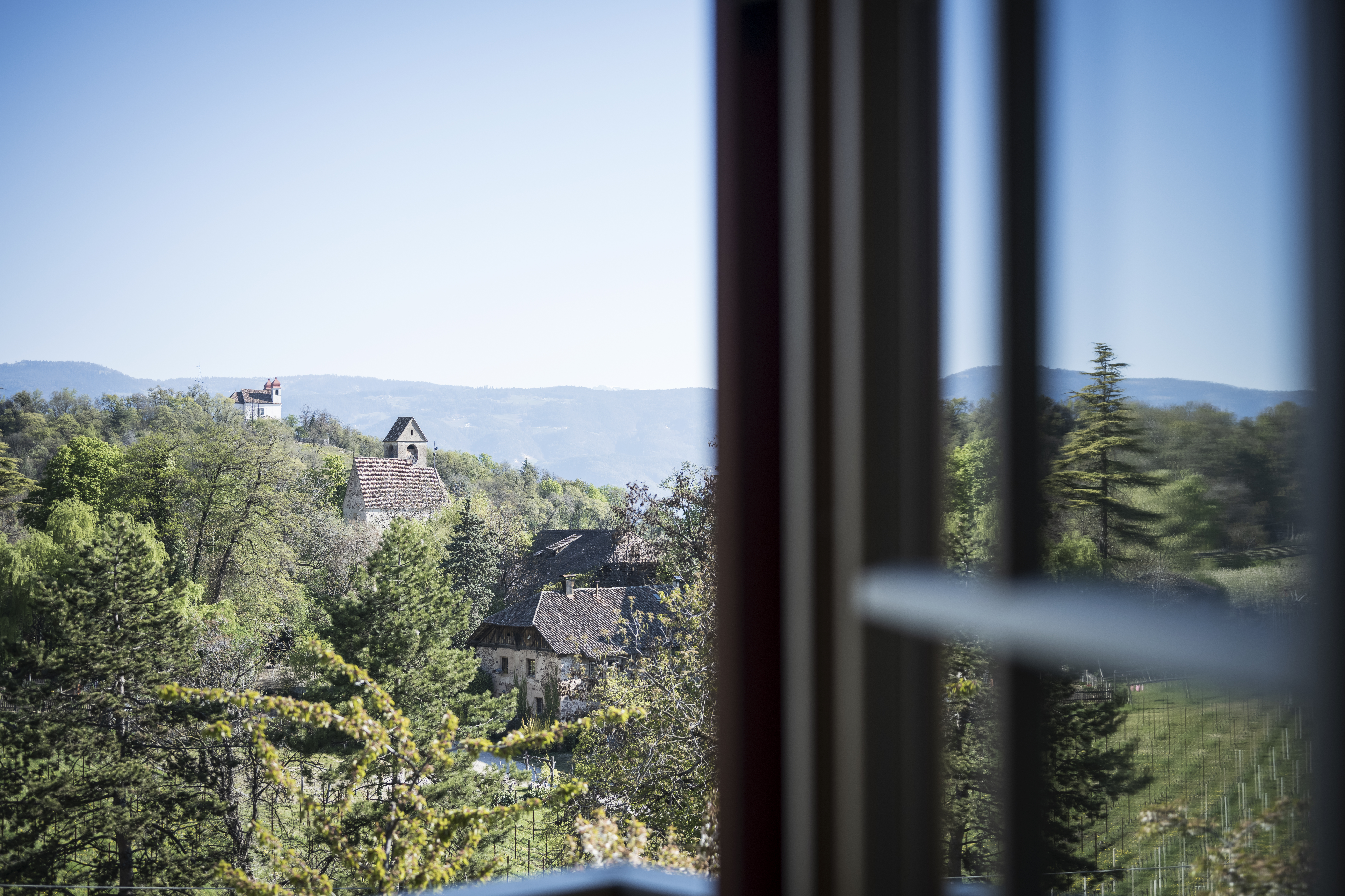 Wellnesshotel: Aussicht - Hotel Weingut Stroblhof