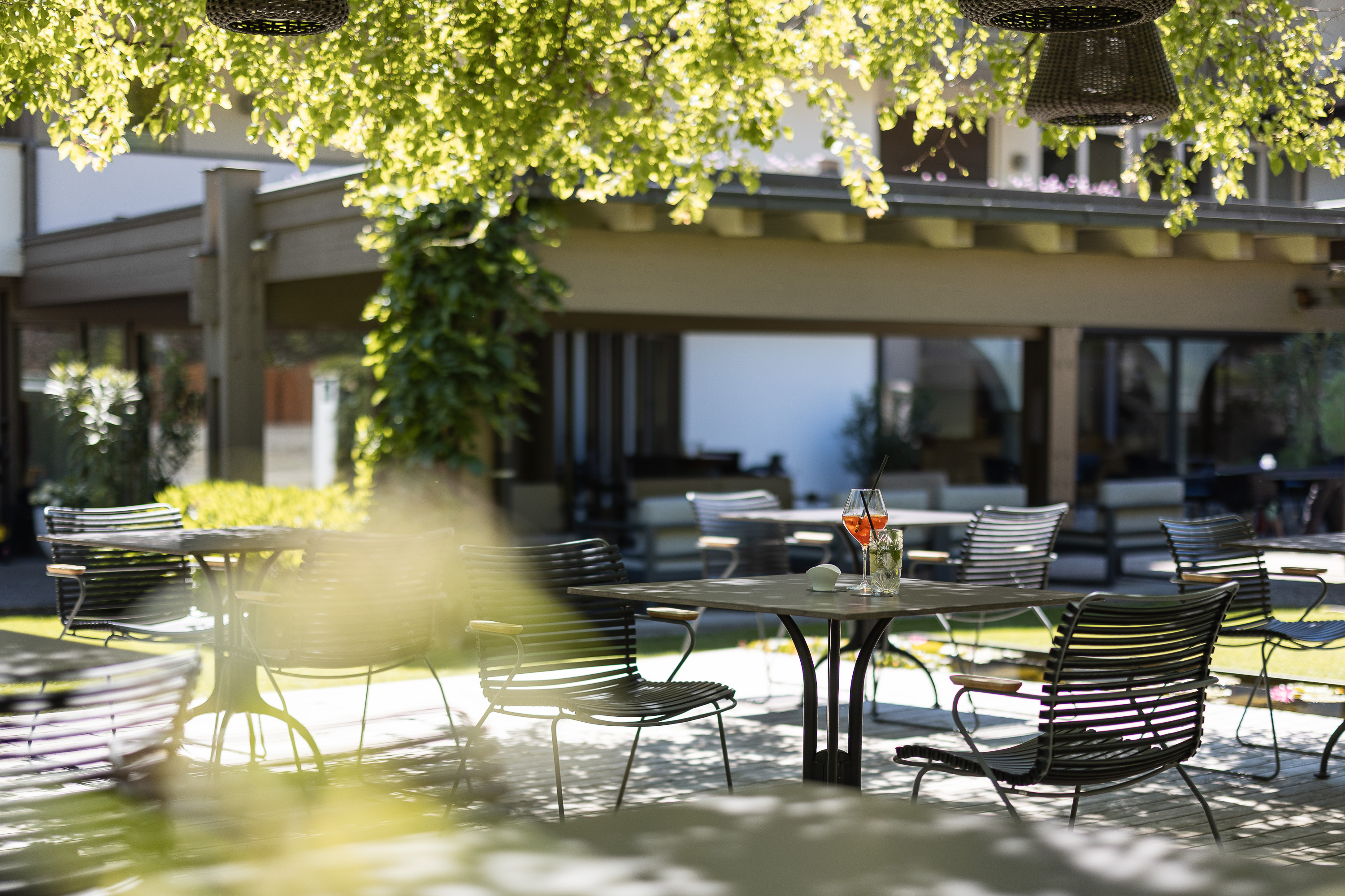 Wellnessurlaub - Schluderns - Gartenterrasse Hotel Sand - Hotel Sand
