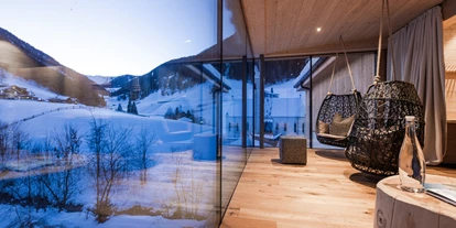 Wellnessurlaub - Dorf Tirol - Adlerhorstsuite - Winteraussicht - Naturhotel Rainer