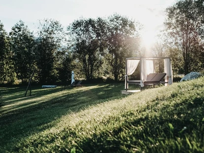 Wellnessurlaub - Corvara in Badia - Garten  - Hotel Rudolf