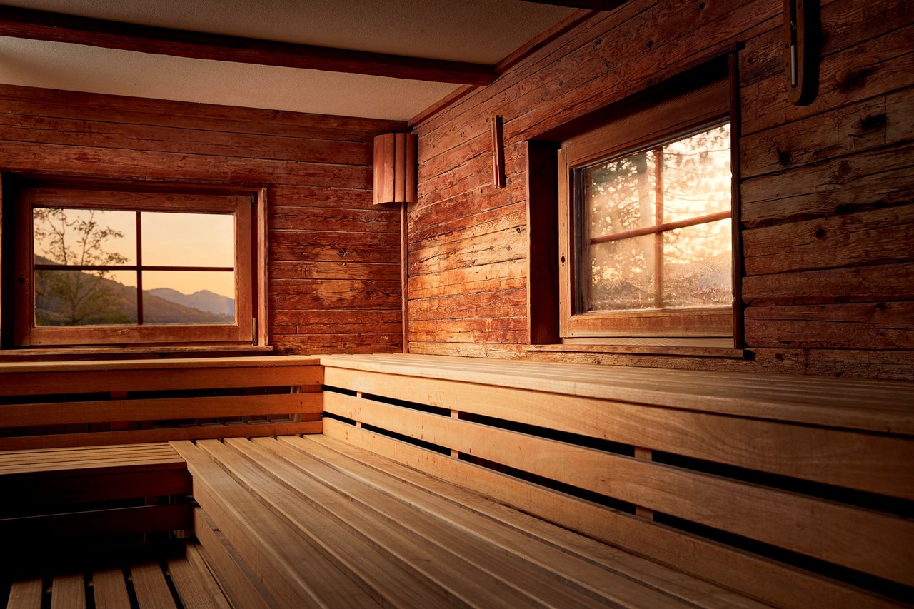 Hotel Prinz-Luitpold-Bad Saunen und Bäder im Detail Blockhaussauna