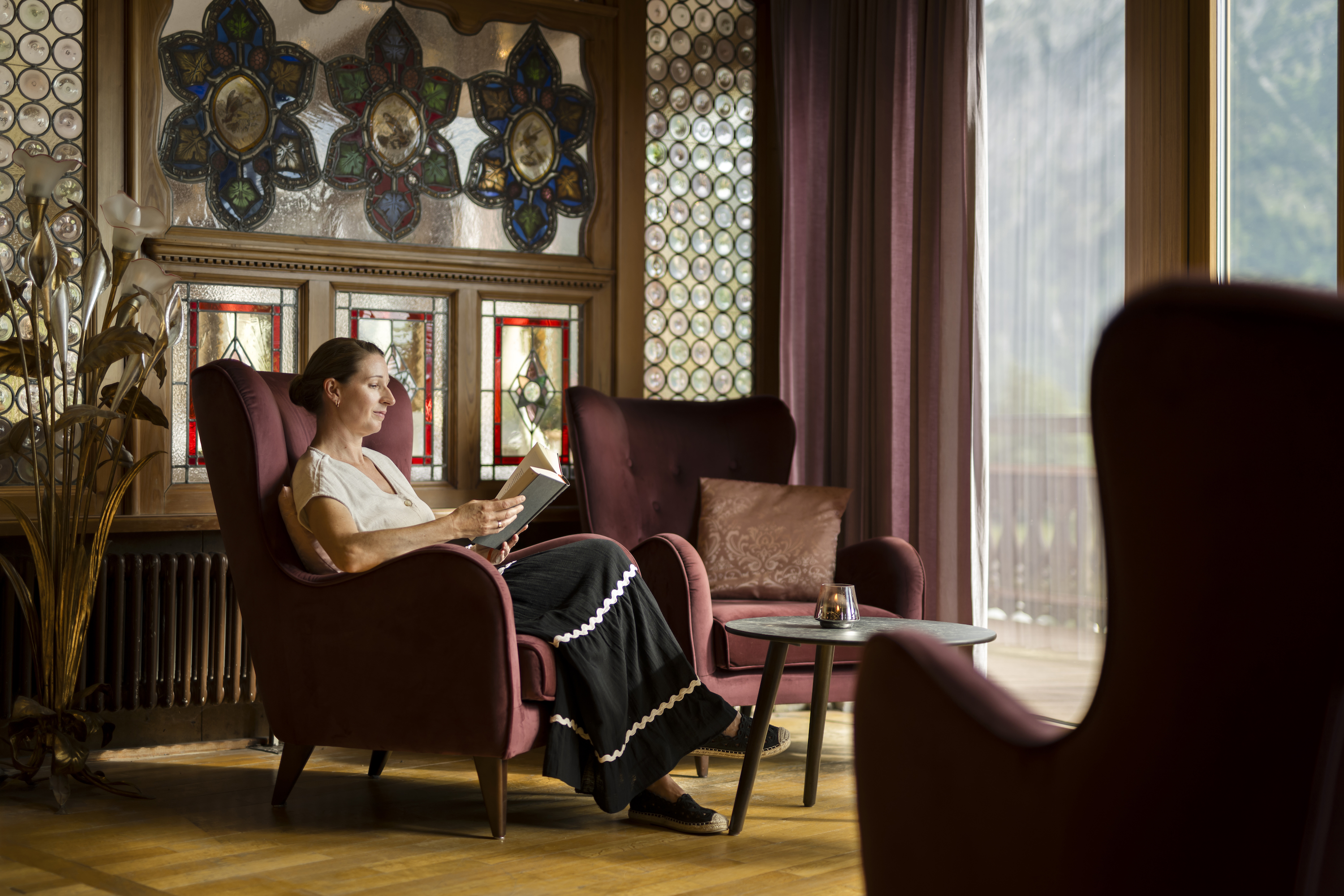 Wellnesshotel: Unsere Kaminhalle zum Entspannen - Hotel Prinz-Luitpold-Bad - Hotel | Umgebung