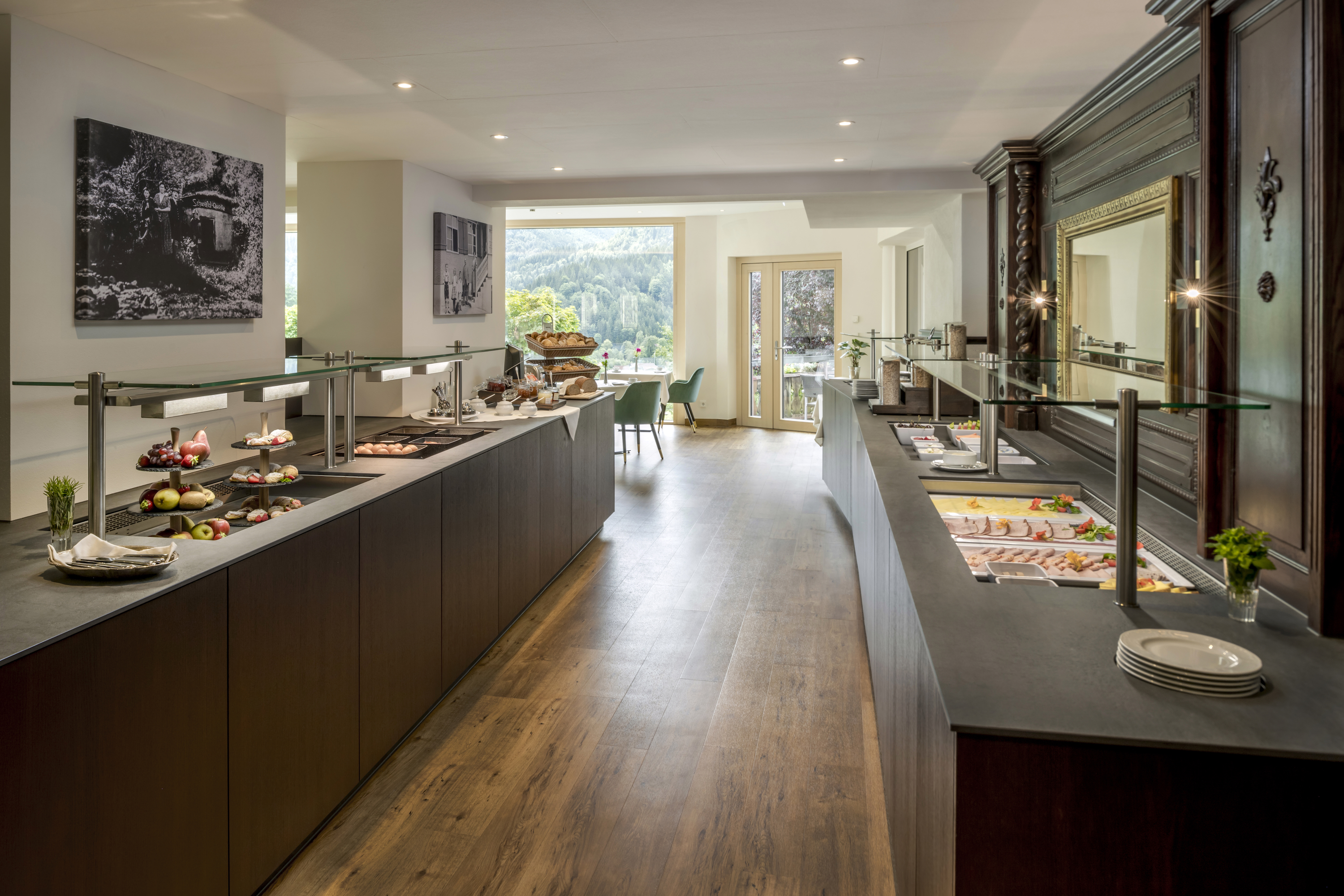 Wellnesshotel: Unser Frühstücksbuffet, große Auswahl, für jeden Geschmack mit regionalen Produkten - Hotel Prinz-Luitpold-Bad - Kulinarik | Restaurant