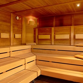 Wellnesshotel: Sauna in der Saunalandschaft - Hotel Sonnenhügel Familotel Rhön