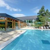 Wellnessurlaub: Außenbecken - Hotel Sonnenhügel Familotel Rhön