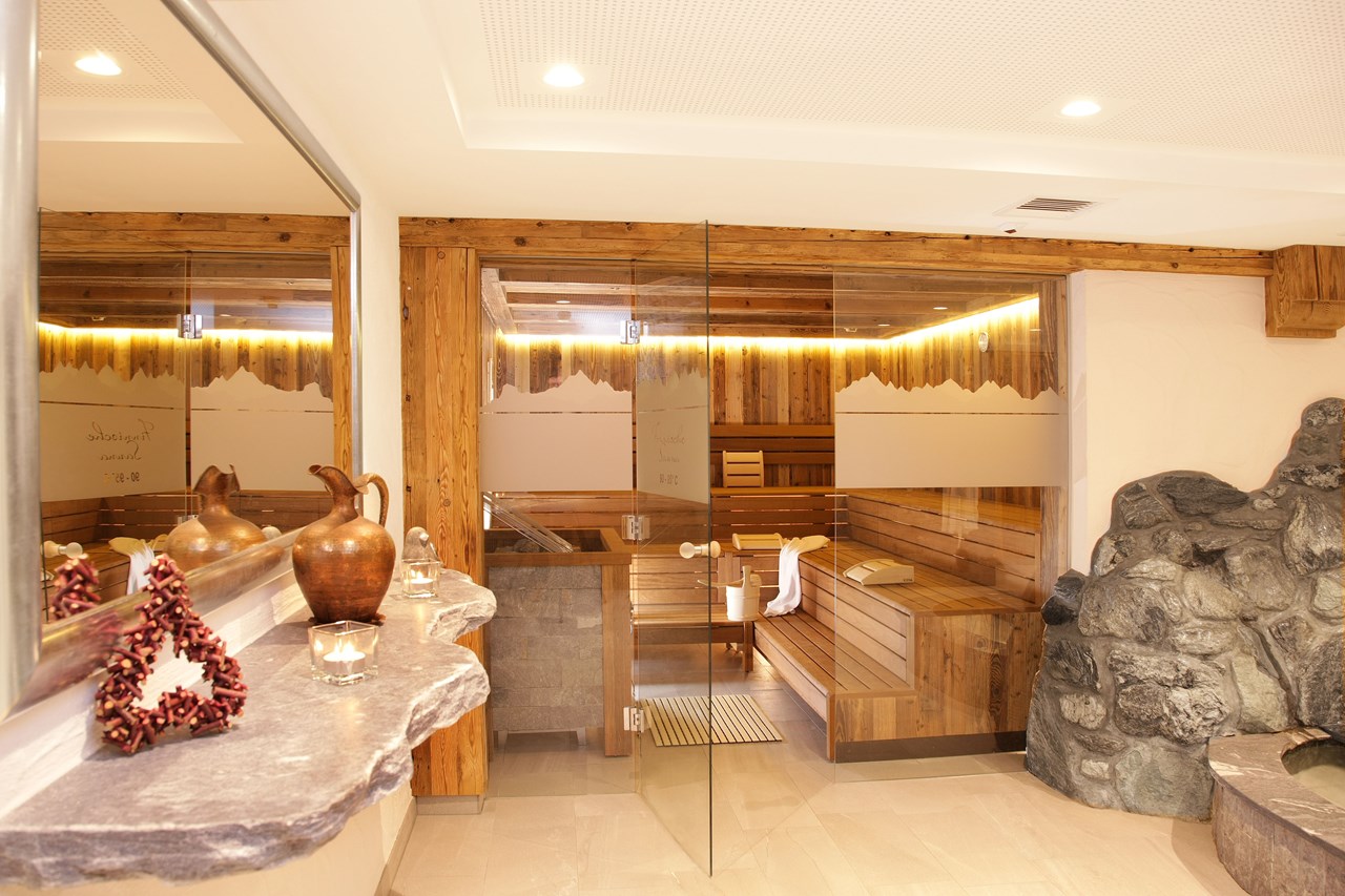 Hotel Sportcamp Woferlgut Saunen und Bäder im Detail Sauna