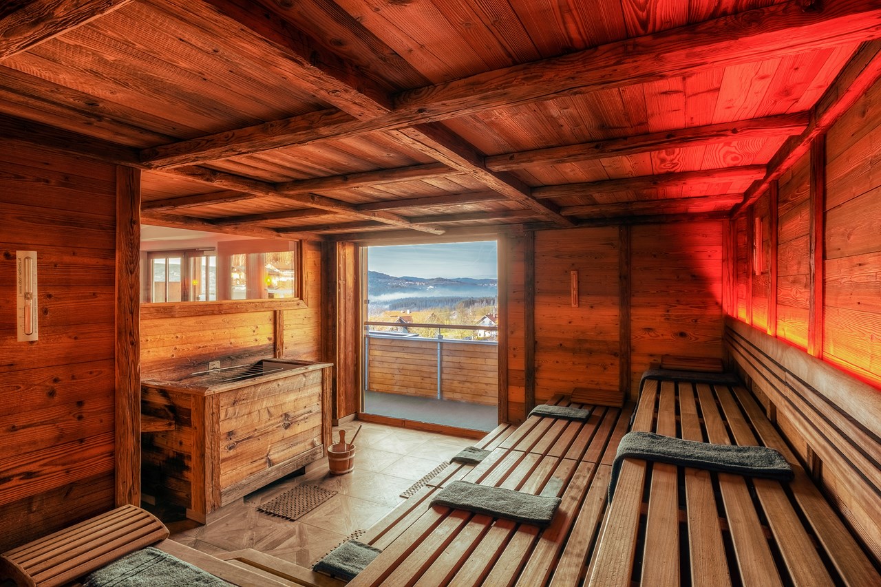 Landromantik Hotel Oswald - Gourmet & SPA Saunen und Bäder im Detail Panoramasauna
