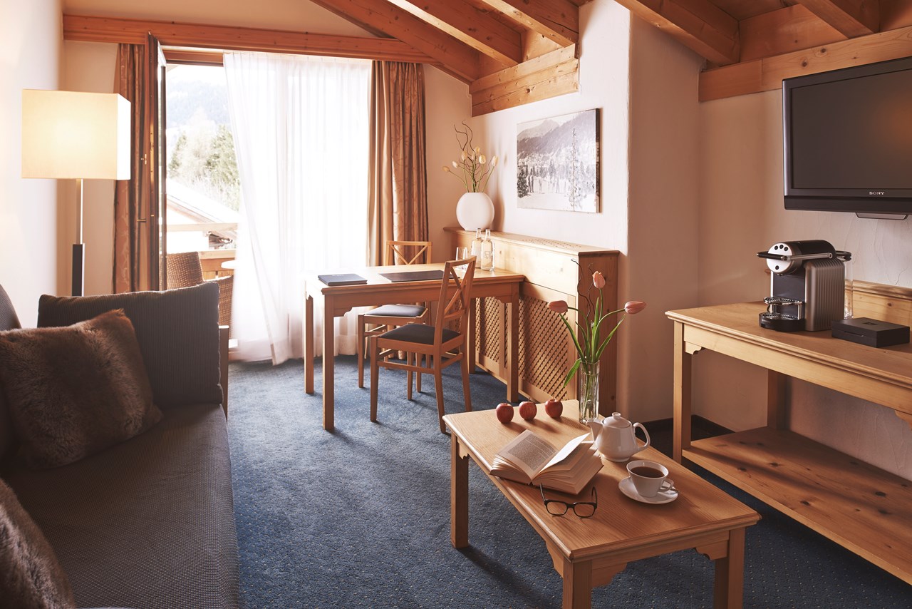 Hotel Waldhuus Davos Zimmerkategorien Junior Suite / Familien Zimmer