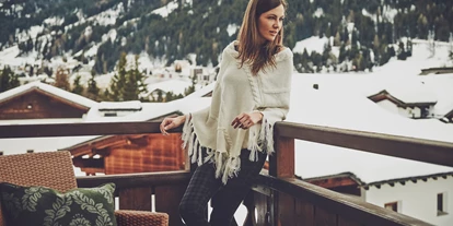 Wellnessurlaub - Day SPA - Graubünden - Winter Ausblick Balkon - Hotel Waldhuus Davos