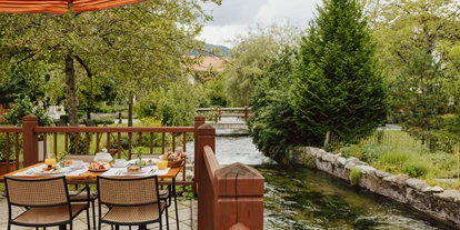Wellnessurlaub - Bad Aibling - Frühstücksterrasse  - Bachmair Weissach Spa & Resort