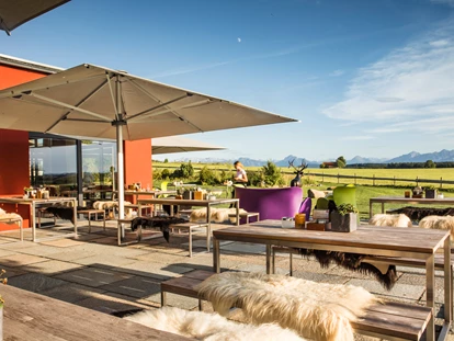 Wellnessurlaub - Restaurant - Kempten - Terrasse Restaurant Fräulein Lecker World - Hotel Das Weitblick Allgäu