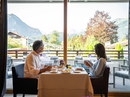 Wellnessurlaub - Fontanella - Frühstück mit Ausblick  - Hotel Exquisit