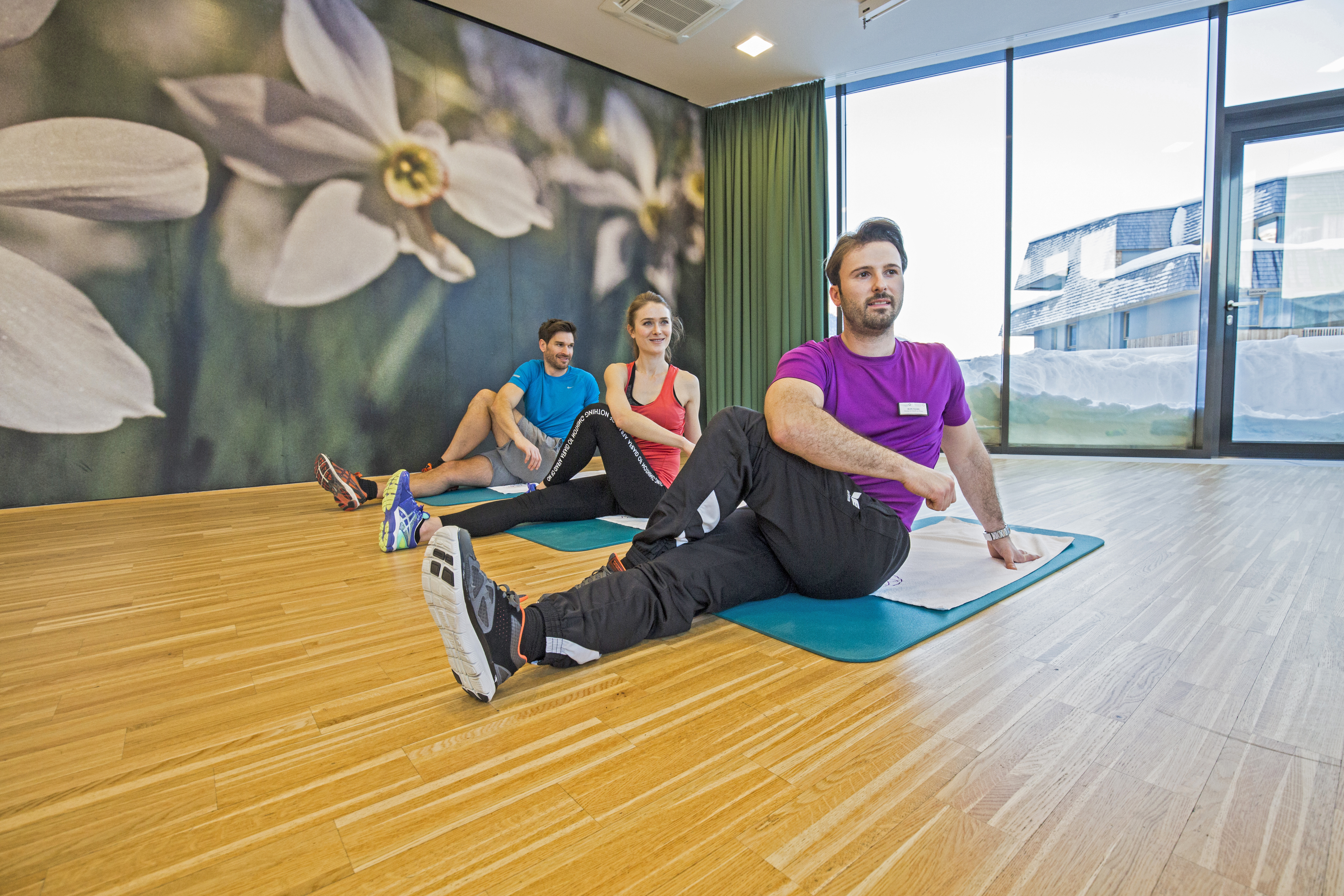 Narzissen Vital Resort Fitnessangebote im Detail Aktivprogramm für Hotelgäste