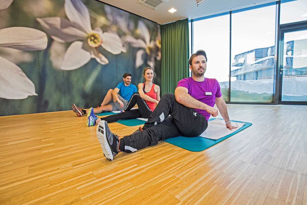 Narzissen Vital Resort Fitnessangebote im Detail Aktivprogramm für Hotelgäste