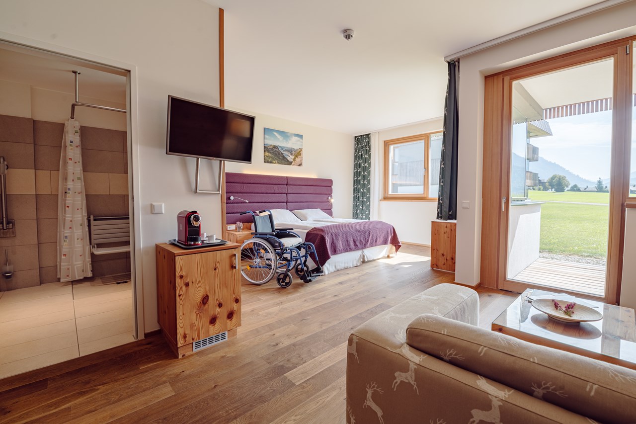 Narzissen Vital Resort Zimmerkategorien Rollstuhlgerechte Suiten