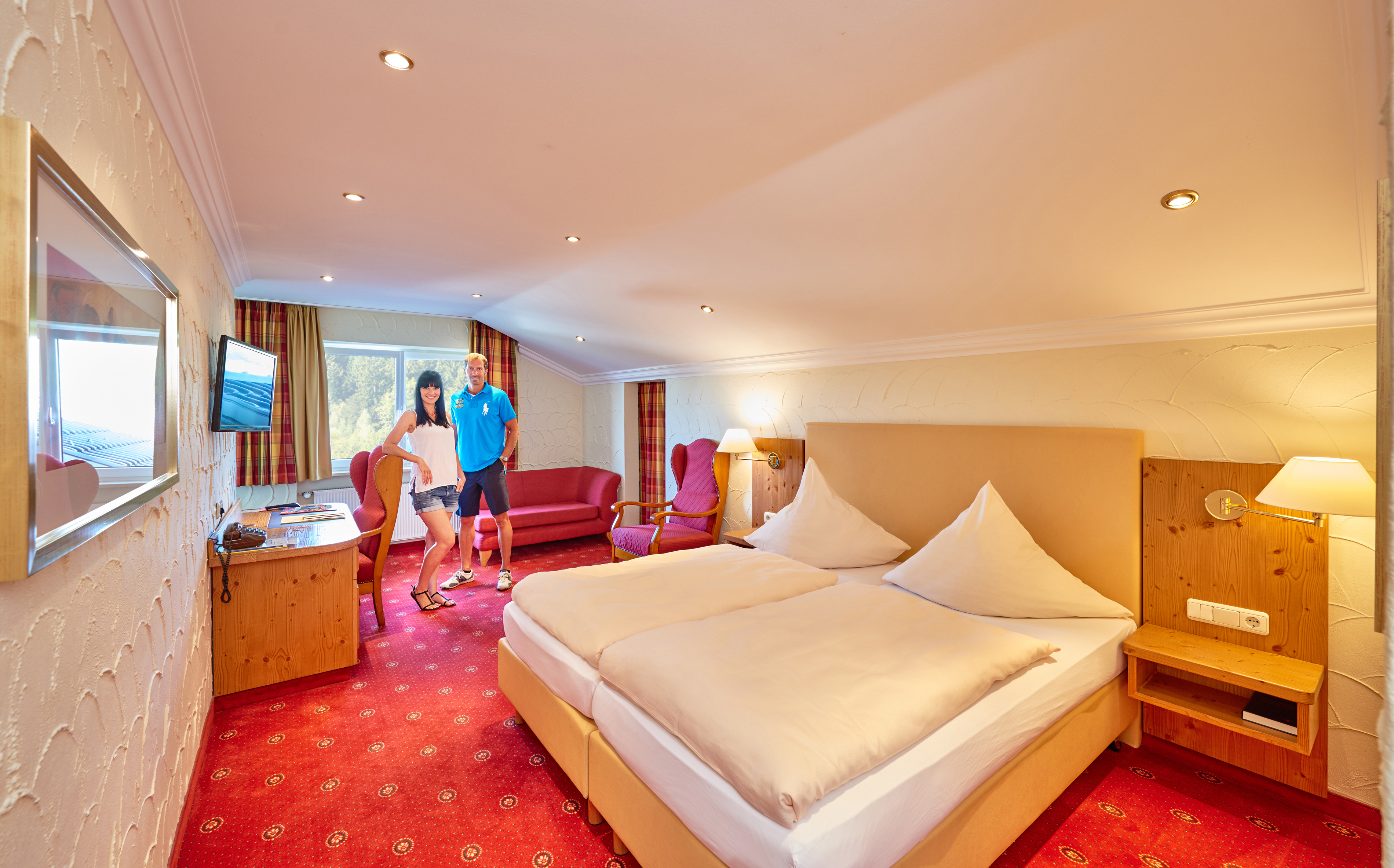 Wellnesshotel: Classic Doppelzimmer - Naturhotel Rebling - Zimmer | Suiten