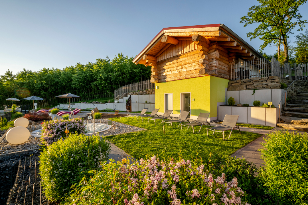 Hotel & SPA Reibener-Hof Saunen und Bäder im Detail Blockhaussauna